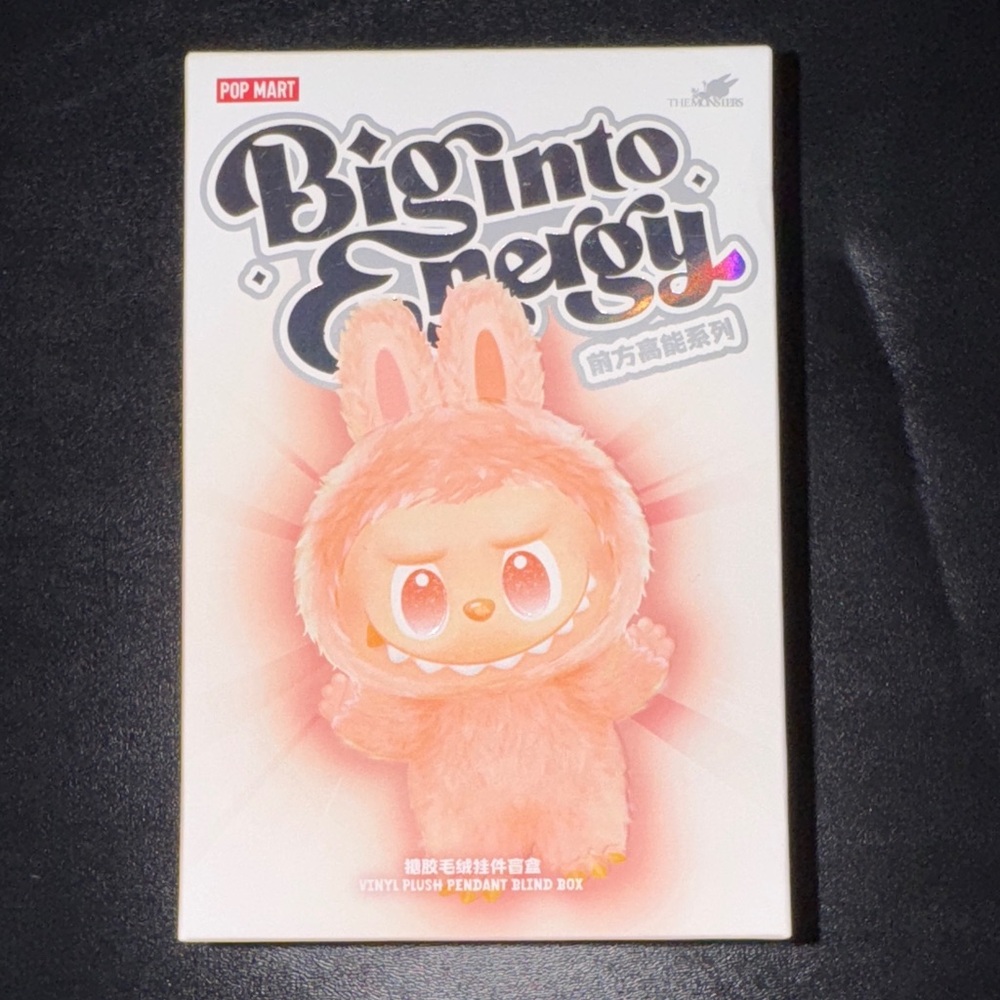 Pop Mart Big into Energy Vinyl Plush, Pendant, Blind Box, NEW